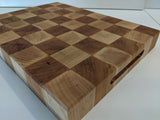 Cherry & Maple Checkerboard