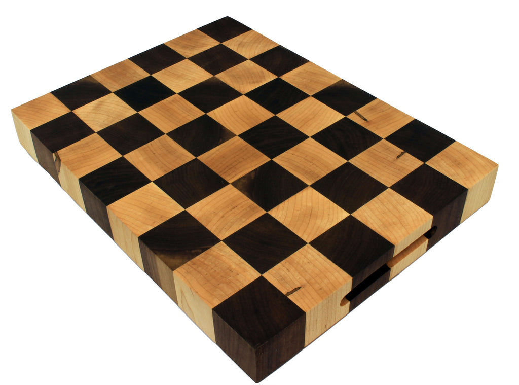 Check Work Board Walnut & Maple Checkerboard – Great White North Woodworking