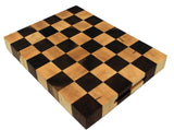 Maple-Black Walnut-Checkerboard-End Grain cutting board